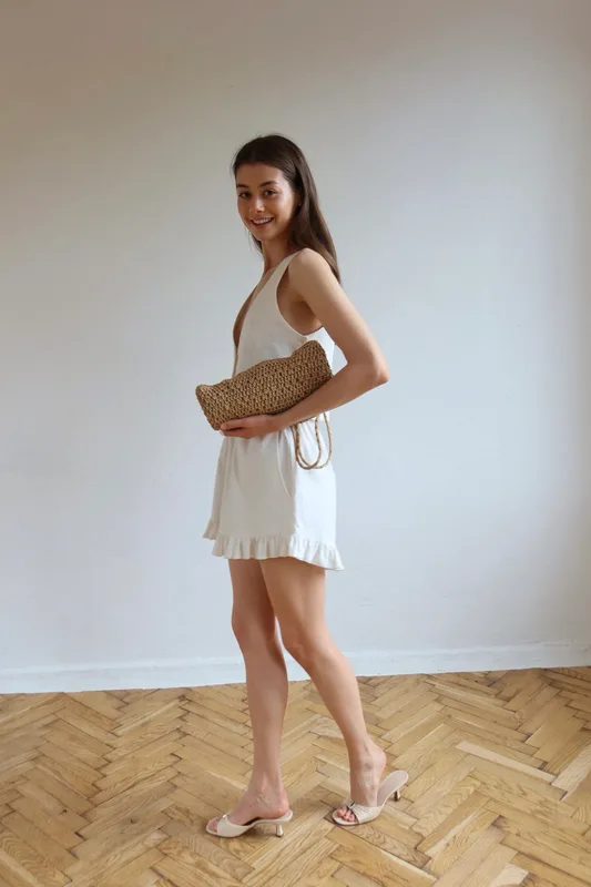 Lniane szorty „Softly” — Atelier Loome