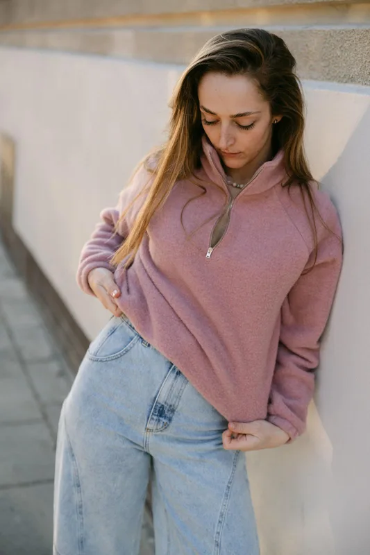 POLAR Damska bluza z wełny merino — Basic Wool