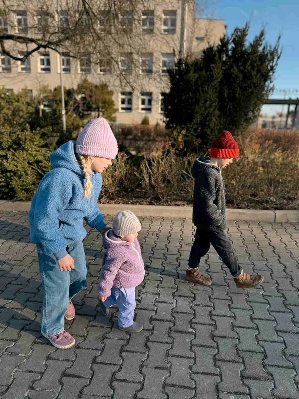 TEDDY Dziecięca kurtka z wełny merino — Basic Wool