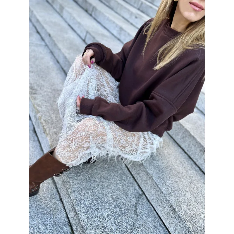 Hot Chocolate / czekoladowa bluza basic — Bohemian Soul