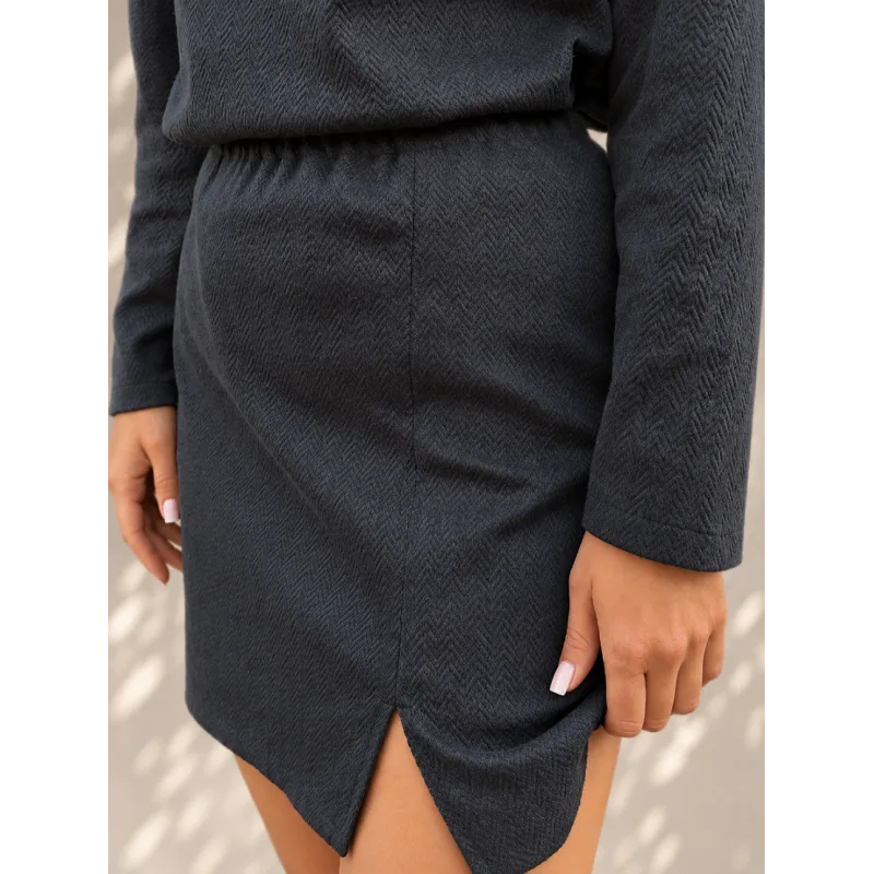 Herringbone Tweed / bawełniana spódnica w jodełkę — Bohemian Soul