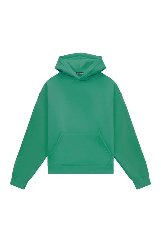 Hoodie oversize LIGHT BRUSHED IRISH GREEN — BrandMe