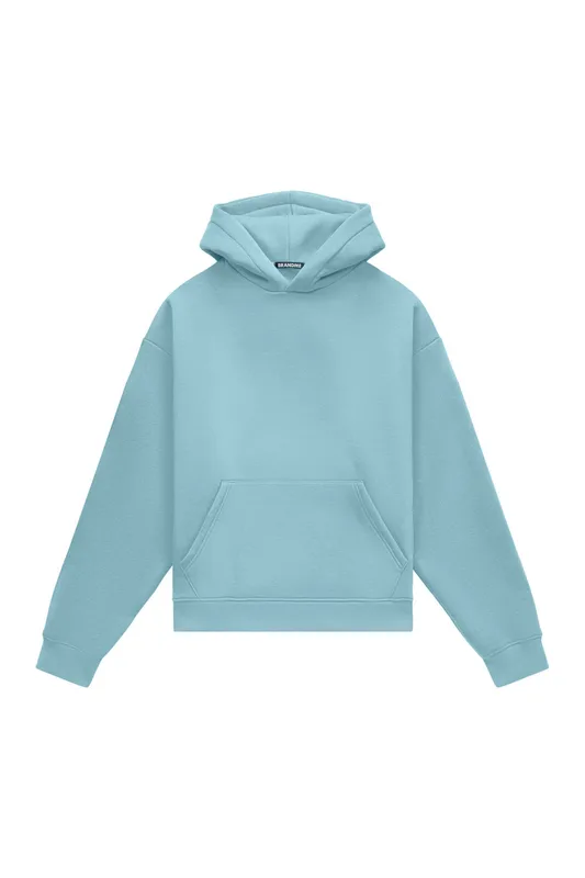 Hoodie oversize LIGHT BRUSHED LIGHT BLUE — BrandMe