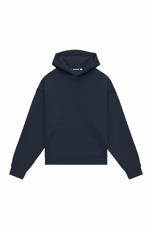 Hoodie oversize LIGHT BRUSHED NAVY — BrandMe