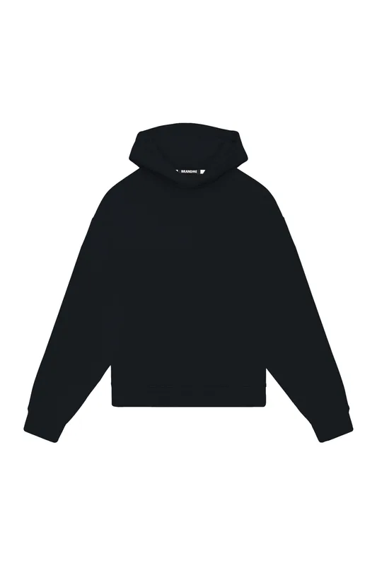 Hoodie oversize LIGHT BRUSHED ANTHRACITE MELANGE — BrandMe