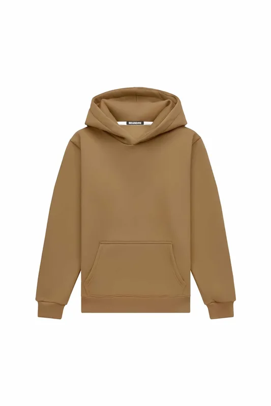Hoodie regular LIGHT BRUSHED MACADAMIA — BrandMe