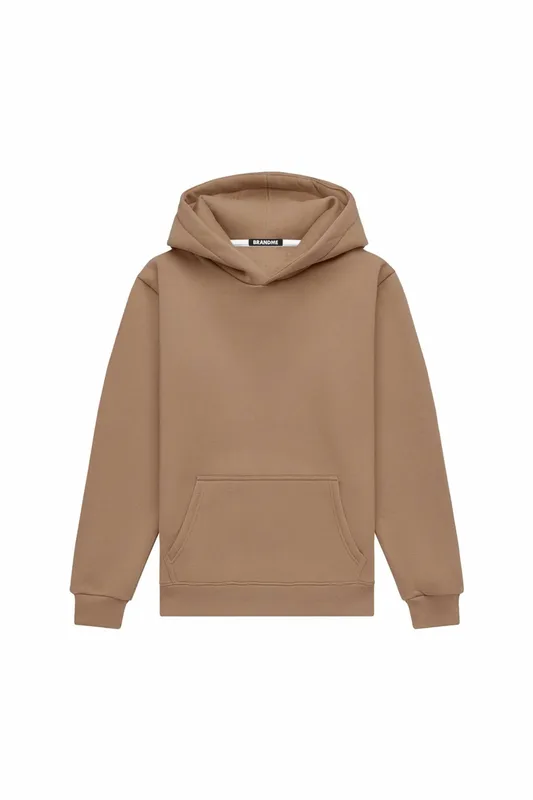 Hoodie regular LIGHT BRUSHED CAPPUCCINO — BrandMe