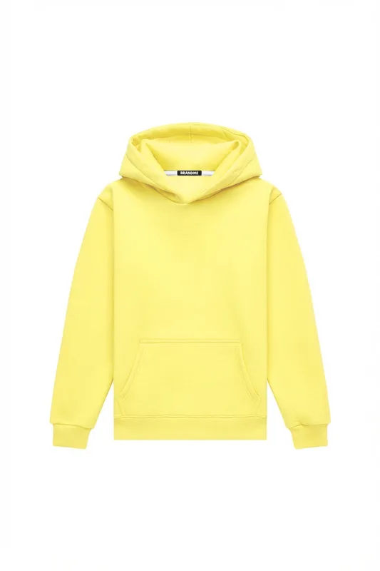 Hoodie regular LIGHT BRUSHED LEMON — BrandMe