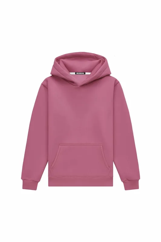 Hoodie regular LIGHT BRUSHED VIVA MAGENTA — BrandMe