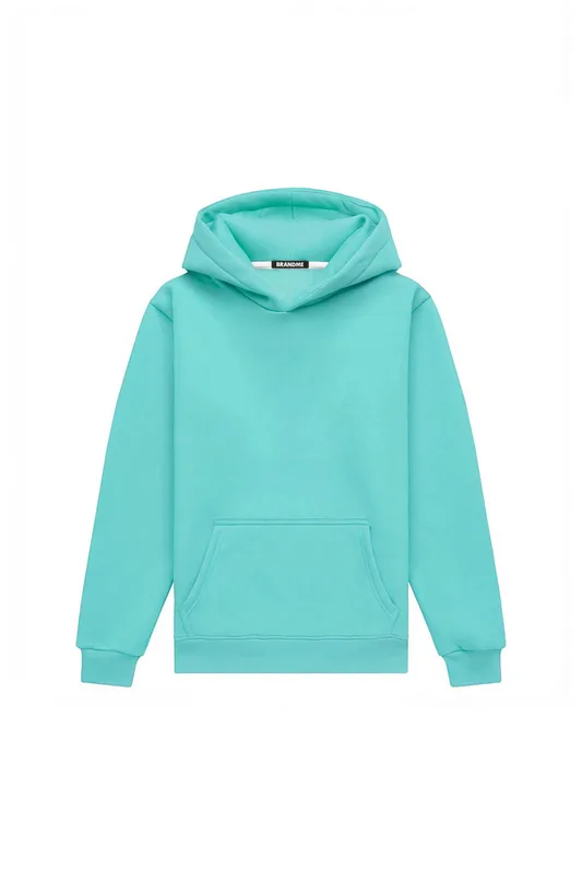 Hoodie regular LIGHT BRUSHED MINT — BrandMe