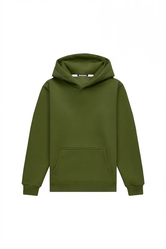Hoodie regular LIGHT BRUSHED GREEN — BrandMe