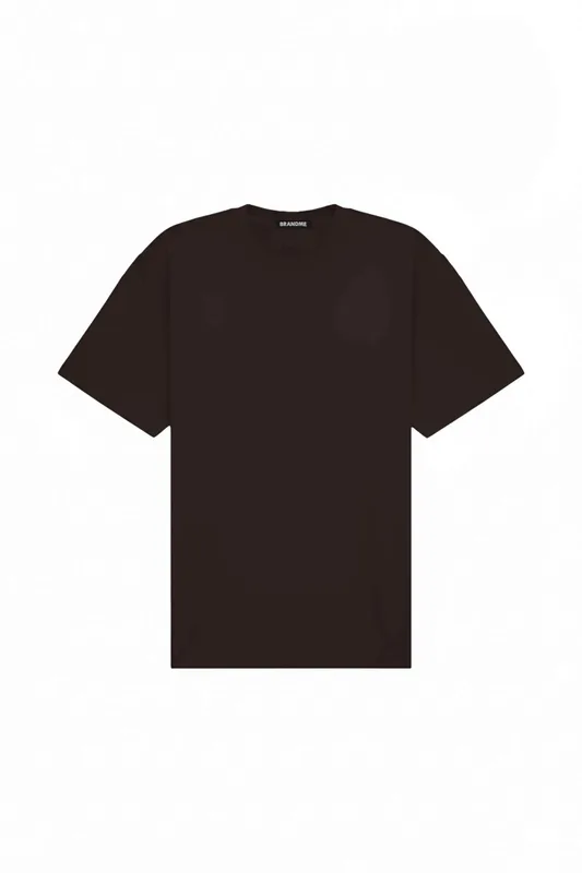 T shirt oversize HEAVY CHOCOLATE — BrandMe