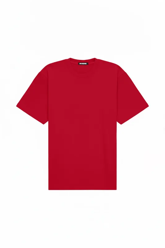 T shirt oversize STRETCH RED — BrandMe