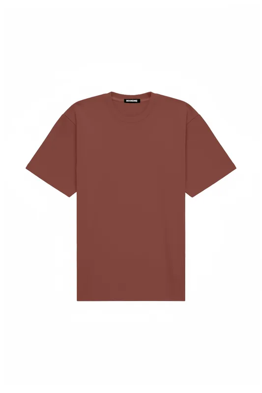 T shirt oversize STRETCH CINNAMON — BrandMe