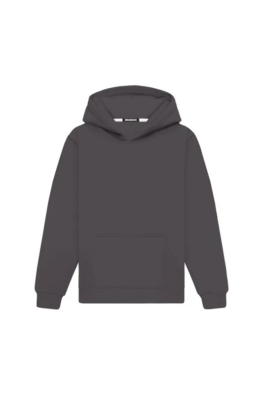 Hoodie Regular LIGHT LOOP DARK GRAY — BrandMe