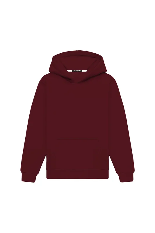 Hoodie Regular LIGHT LOOP MERLOT — BrandMe