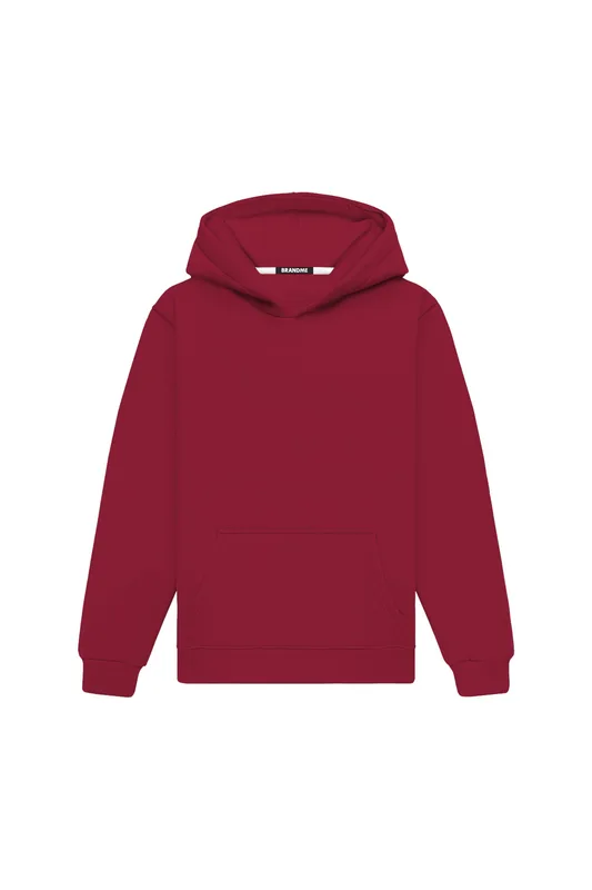 Hoodie Regular LIGHT LOOP BORDEAUX — BrandMe