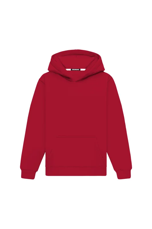 Hoodie Regular LIGHT LOOP RED — BrandMe