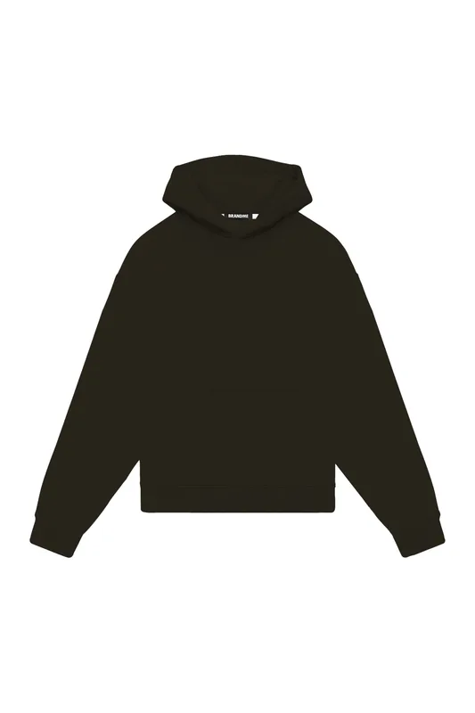 Hoodie Oversize LIGHT LOOP CHOCOLATE — BrandMe