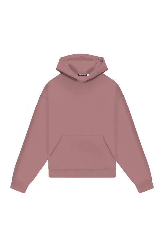 Hoodie Oversize LIGHT LOOP POWDER PINK — BrandMe