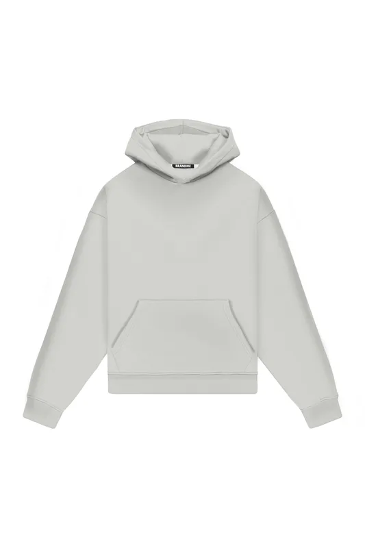 Hoodie Oversize LIGHT LOOP CREAM — BrandMe