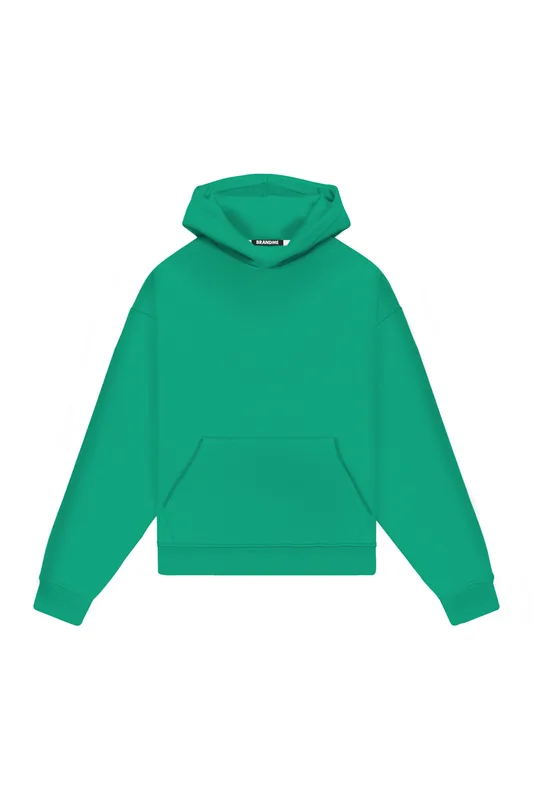 Hoodie Oversize LIGHT LOOP KELLY GREEN — BrandMe