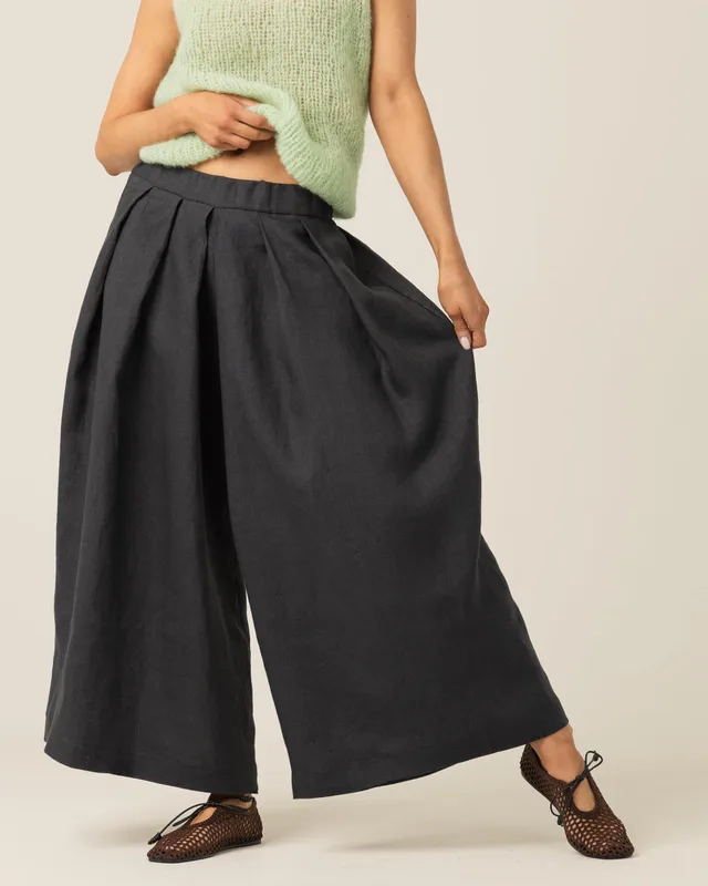 Spodnie HAKAMA 100% Len — cisza | kolektyw