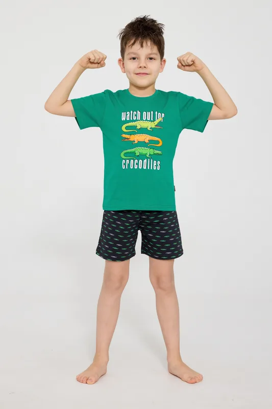 Piżama Boy Kids Crocodiles — Cornette