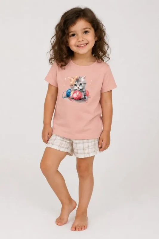 Piżama Girl Kids Kitty 4 — Cornette