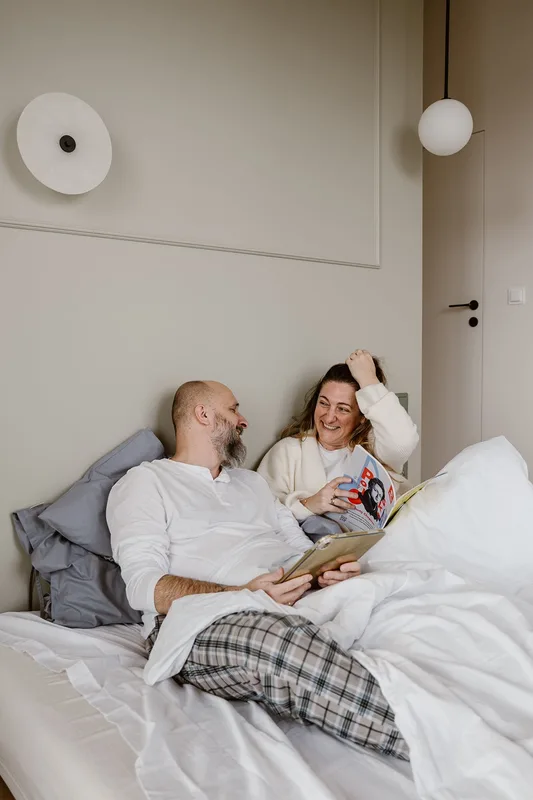 Dwie poduszki z łuską gryki zdrowy sen dla dwojga — Everyday Ritu