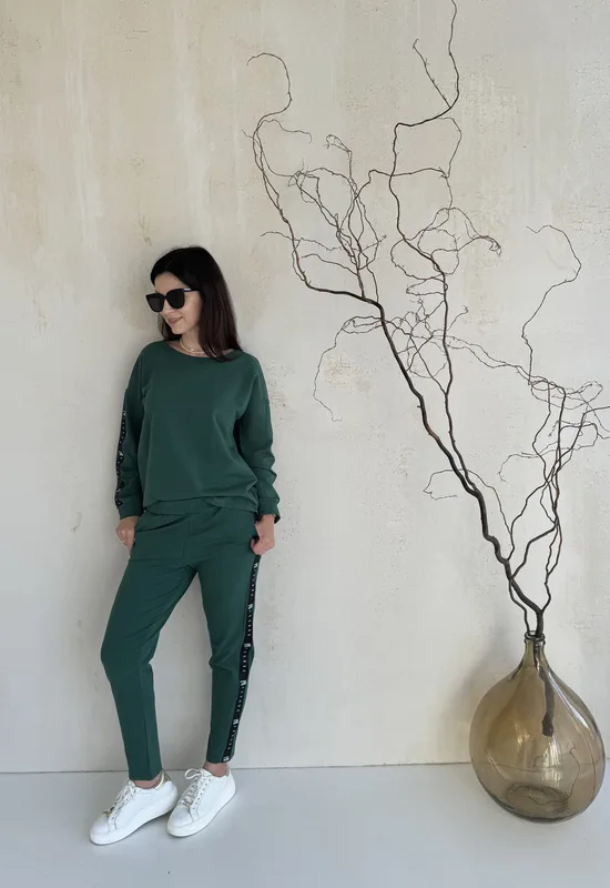 Bluza LOS ANGELES green — Fesaar
