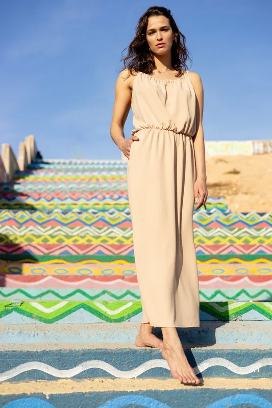 Sukienka JAMAICA Beige — Fesaar