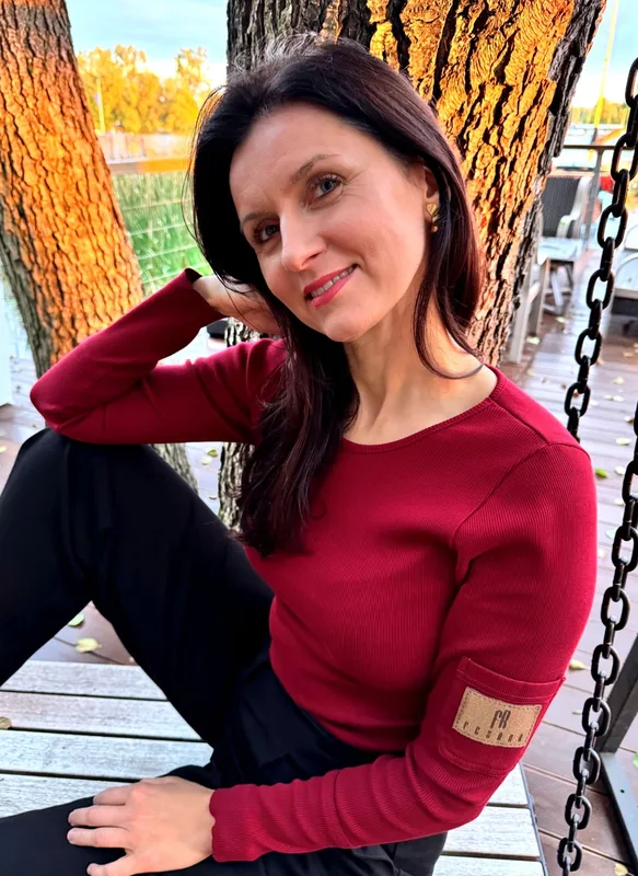 Bluzka KOPENHAGA Burgund — Fesaar