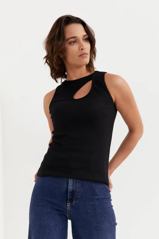 Bluzka LONDON black — Fesaar