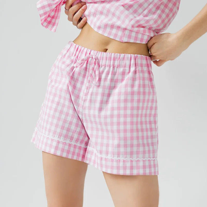 Bawełniane szorty – SOFIA / PINK — Figa Shop