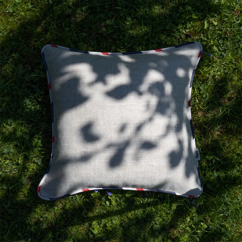 Lniana poszewka dekoracyjna thick linen / sea — Figa Shop