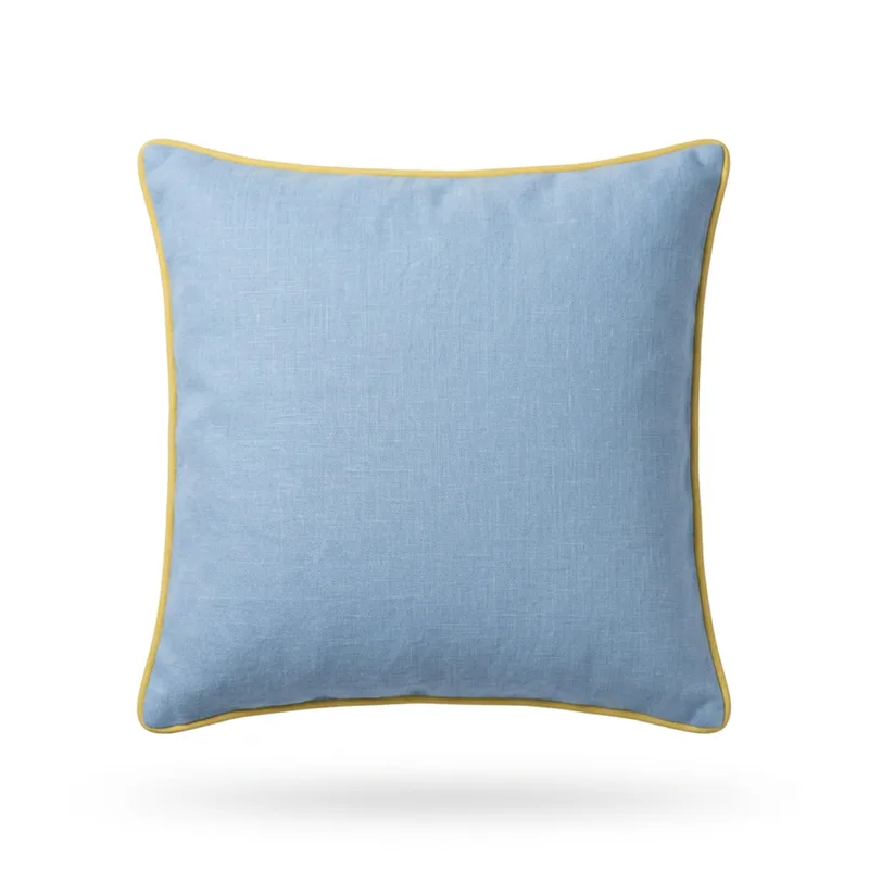 Lniana poszewka dekoracyjna / blue sky — Figa Shop