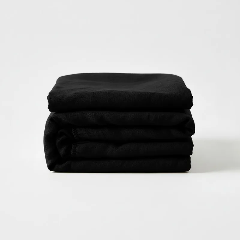 Prześcieradło lniane z gumką / carbon — Figa Shop