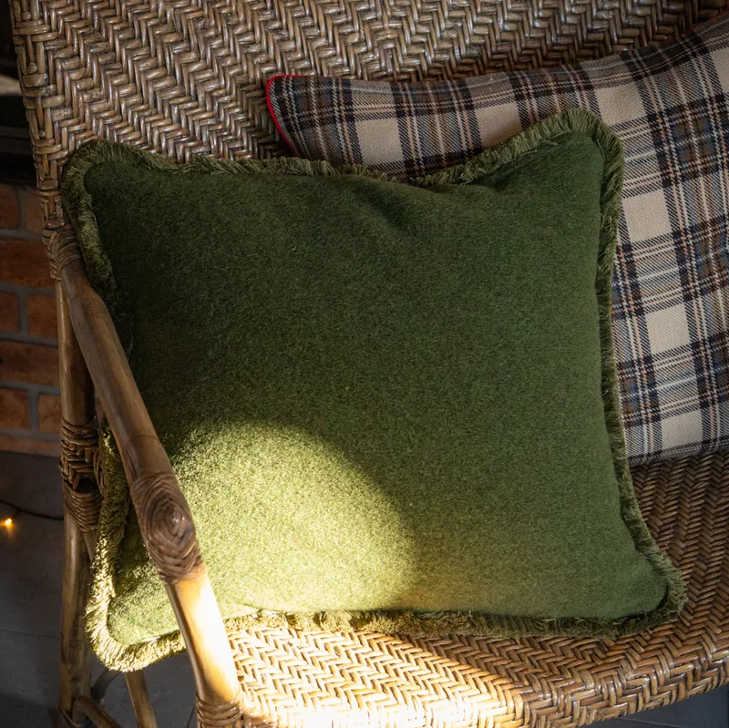 wełniana poszewka Green Grass — Figa Shop