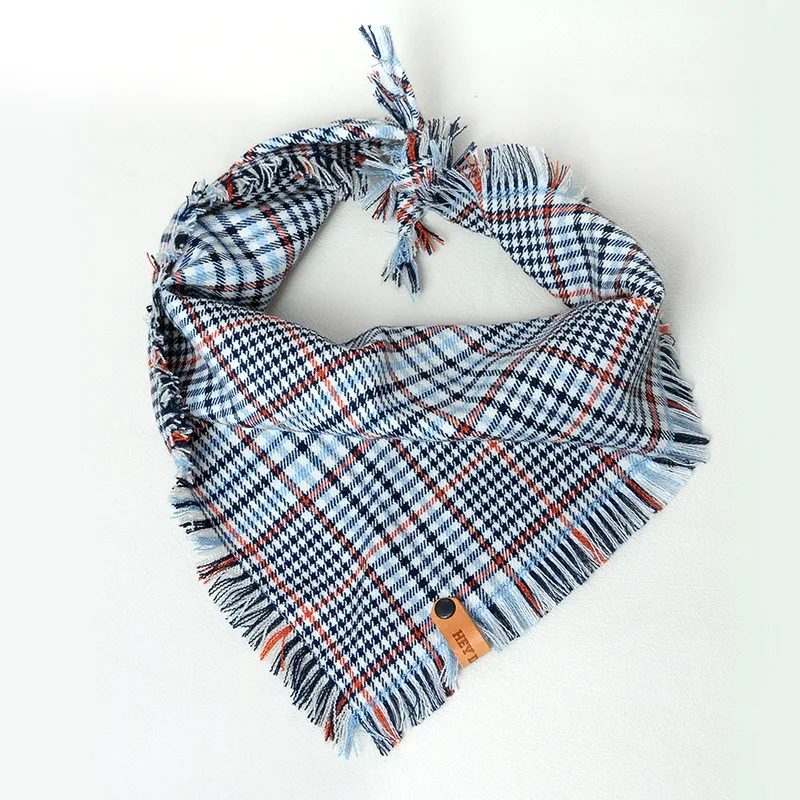 Vintage bandana (blue & orange) — HEY DOG Co.