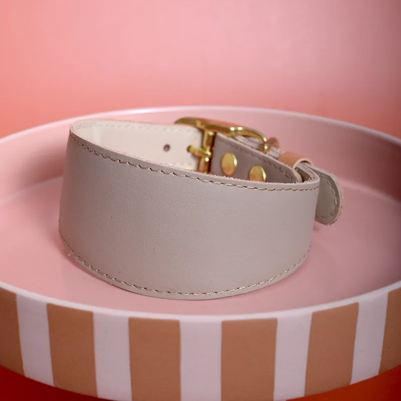 CAPPUCCINO collar (ellipse shape) — HEY DOG Co.