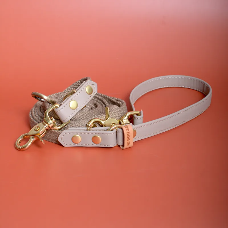CAPPUCCINO adjustable leash — HEY DOG Co.
