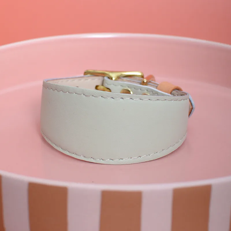 PISTACHIO CREME collar (ellipse shape) — HEY DOG Co.