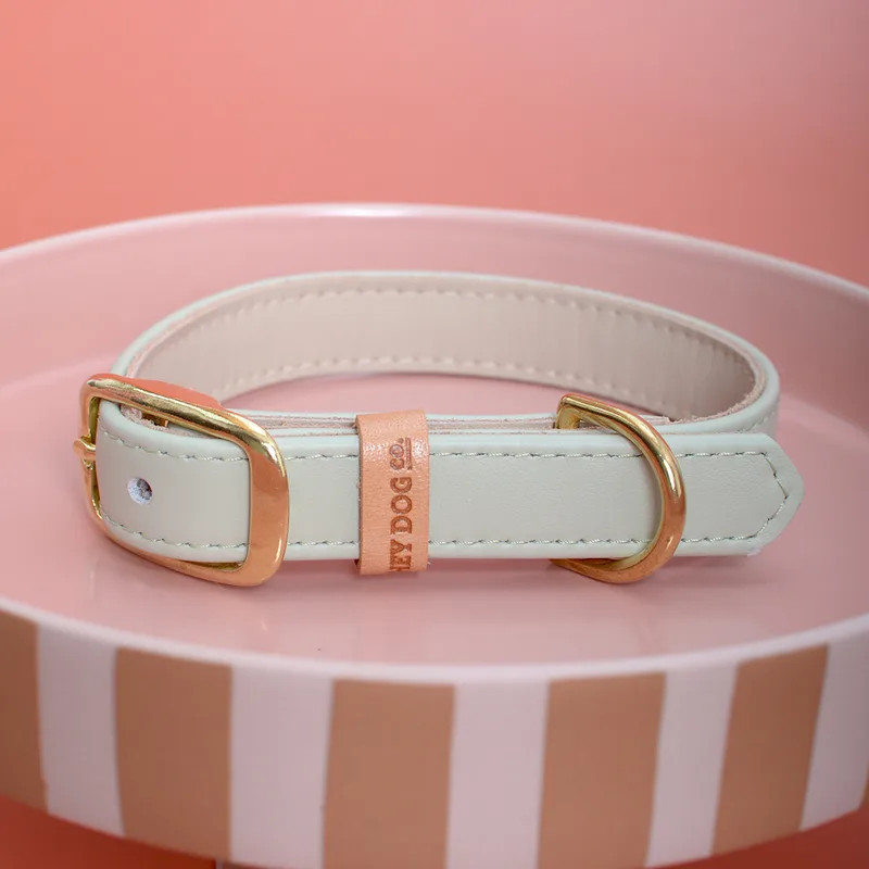 PISTACHIO CREME collar — HEY DOG Co.