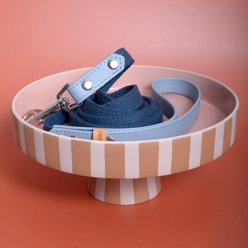 BLUE MATCHA leash — HEY DOG Co.