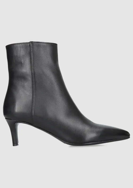 Czarne botki Daphne — Konopka Shoes