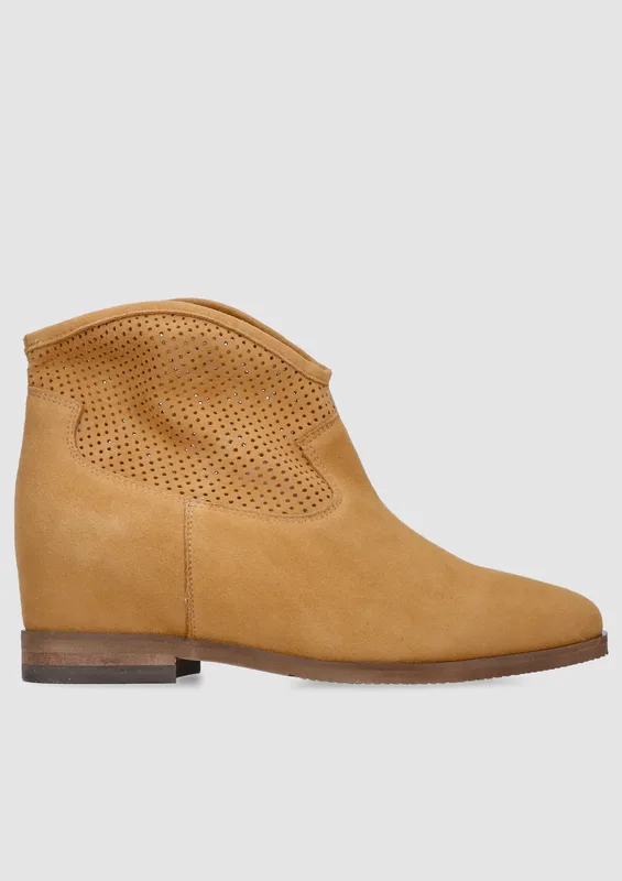 Brązowe botki Anne — Konopka Shoes