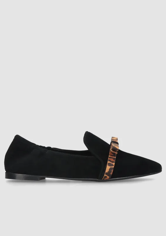 Czarne półbuty Elena — Konopka Shoes