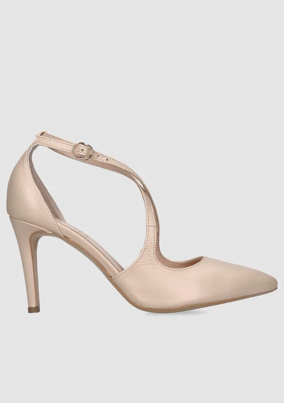 Beżowe czółenka Selina — Konopka Shoes