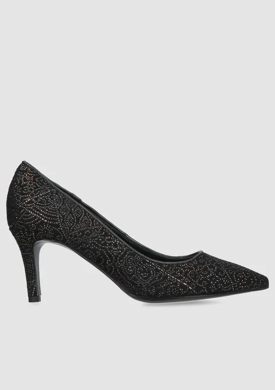Czarne szpilki Varia — Konopka Shoes